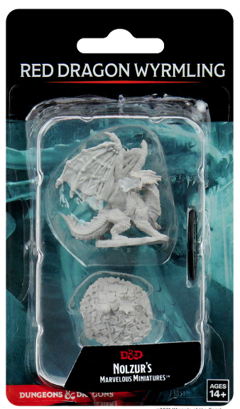 Dungeons & Dragons: Nolzurs Marvelous Miniatures: Red Dragon Wyrmling 73851